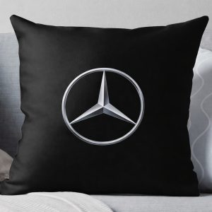 Față de pernă decorativă din catifea 100%, cu textură luxoasă, dimensiune 45 x 45 cm, culoare negru