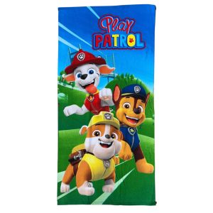 Prosop baie copii Patrula Catelusilor, 70x140 cm, multicolor, So Fun Play, prosop mare, moale și absorbant