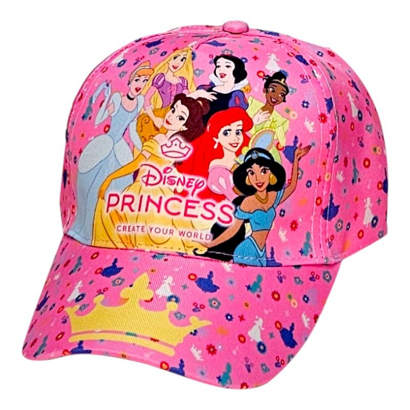 Șapcă fetițe Disney Princess, mărime 52 cm, multicolor, șapcă copii de vară, confortabilă - imagine 3