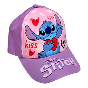 Șapcă fetițe Stitch, mărime 52 cm, multicolor, șapcă copii de vară, confortabilă